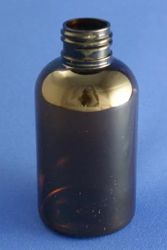 4 oz (120 ml) PET Boston Round Bottle, 24-410 Neck