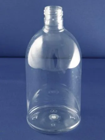 17 oz (500 ml) PET Footed Boston Round Bottle